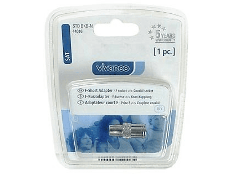 Adapter VIVANCO Gniazdo F - – zdjęcie 3