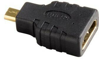 Adapter HAMA HDMI Gniazdo. - Micro HDMI Wtyk