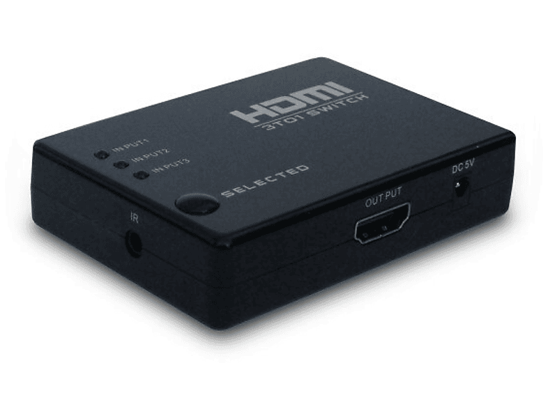 Zdjęcia - Kabel ELMAK Adapter SAVIO Switch HDMI 3 porty + pilot CL-28 Czarny 