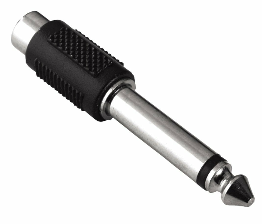 Adapter Jack 6.3mm-RCA HAMA Czarny