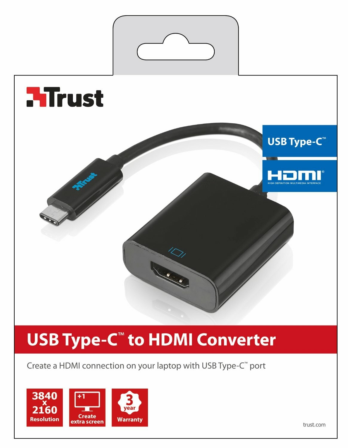 Adapter TRUST USB-C - HDMI