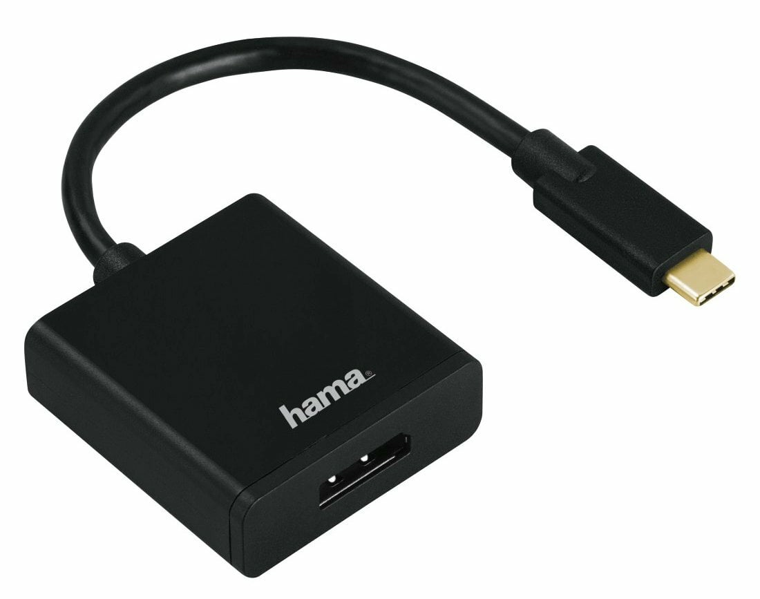 Adapter USB Typ-C - DisplayPort HAMA Czarny