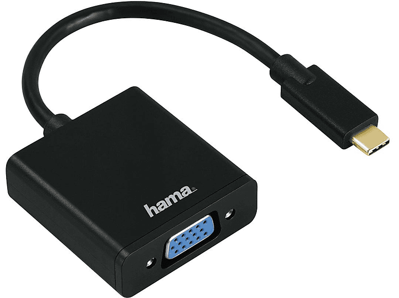 Zdjęcia - Kabel Hama Adapter USB Typ-C - VGA  Czarny 