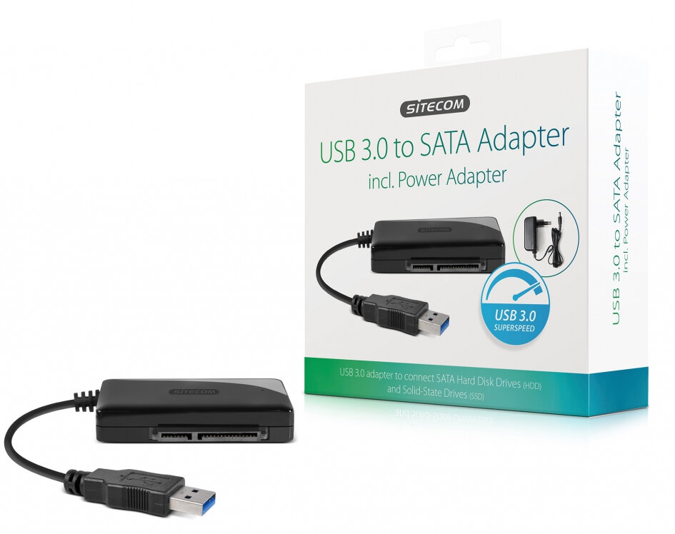 Adapter SITECOM CN-333 USB 3.0 - SATA z zasilaniem