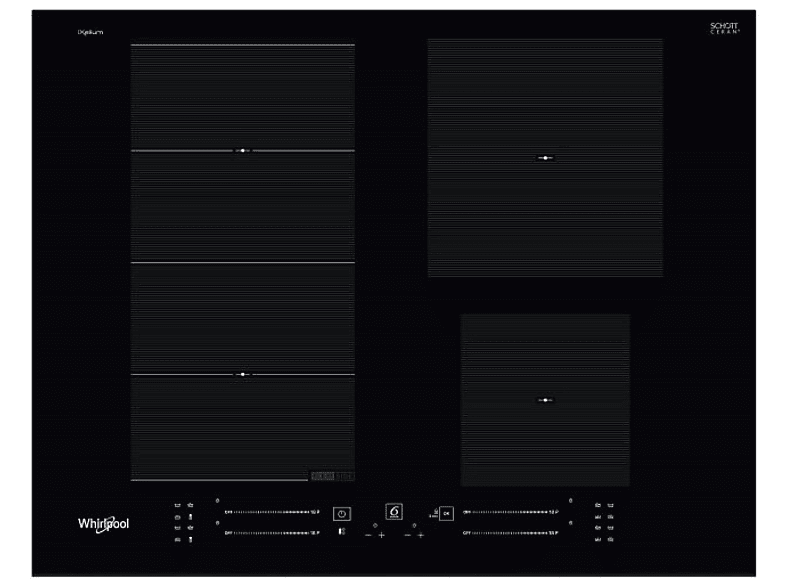 Płyta indukcyjna WHIRLPOOL WF S9365 BF/IXL