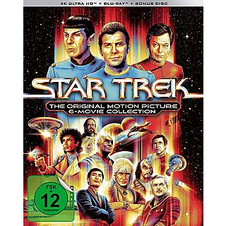 STAR TREK THE ORIGINAL MOTION PICTURE 6-MOVIE C [4K Ultra HD Blu-ray + Blu-ray]