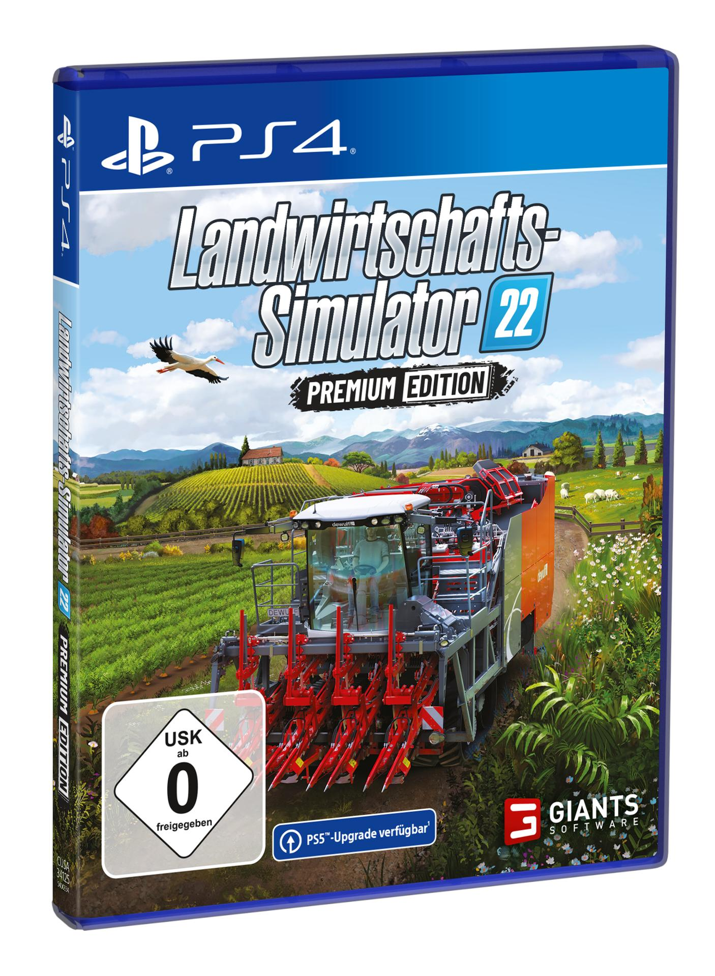 PS4-Spielhülle: Landwirtschafts Simulator 22.
