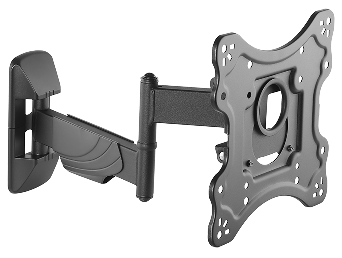 STELL SHO 7520 23"-42" 2 karos dönthető/forgatható falikonzol, fekete (35057196)