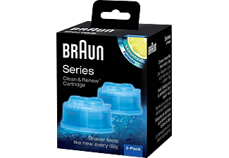 BRAUN BRAUN 2 recharges Clean&Charge - Bleu - pacchetto di ricarica (Blu)