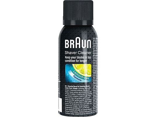 BRAUN Shaver Cleaner - Reinigungs-Spray (Schwarz)