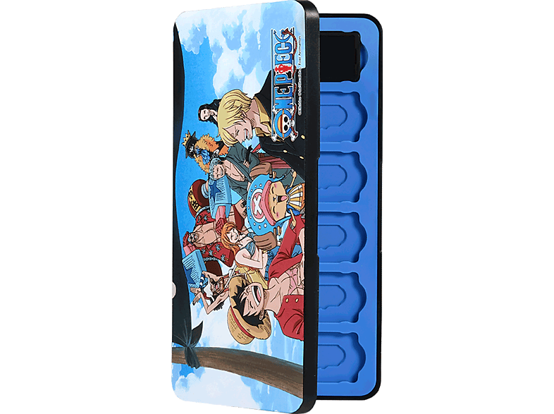 Kit accesorios - FR-TEC Caja One Piece™ Game Case Thousand Sunny, Cierre imantado, Hasta 24 juegos