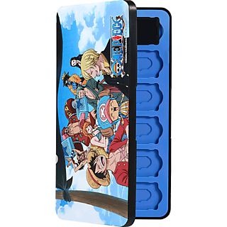 Kit accesorios - FR-TEC Caja One Piece™ Game Case Thousand Sunny, Cierre imantado, Hasta 24 juegos