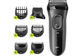 BRAUN Series 3 Shave&Style 3000BT - Rasierer (Grau/Schwarz)