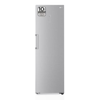 Frigorífico una puerta - LG GLM71MBCSF, No Frost, 186 cm, 386 l, DoorCooling+™, ThinQ™,  Inox