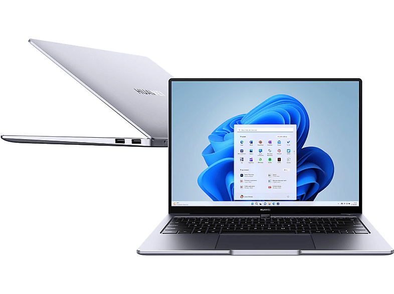 Laptop HUAWEI MateBook 14 Ryzen 7 5700U/16GB/512GB SSD/INT/Win11H Szary ...