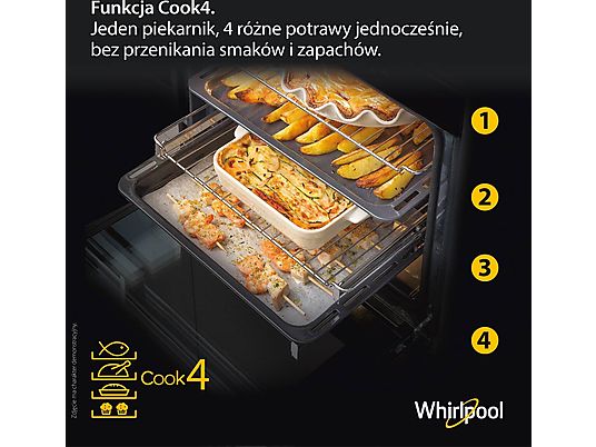 Piekarnik WHIRLPOOL W6OS44S1P