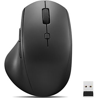 Ratón inalámbrico - Lenovo 600 Wireless Media, Inalámbrico, 2400 DPI, Negro