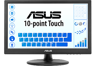 ASUS VT168HR 15,6'' Sík WXGA Touch 60 Hz 16:9 TN LED Érintőkijelzős Monitor