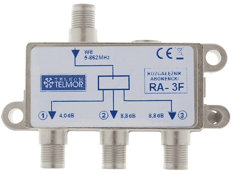 Rozgałęźnik TELKOM-TELMOR RA-3F – zdjęcie 2