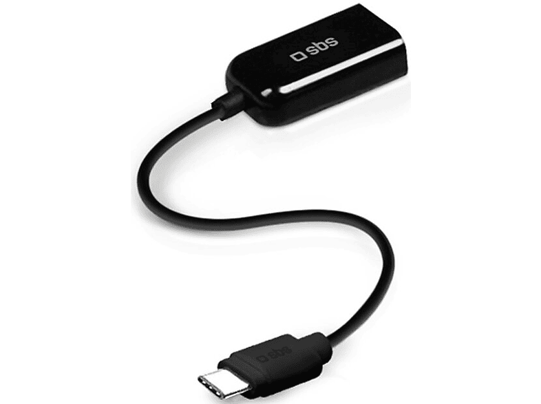 Zdjęcia - Kabel SBS Adapter  USB - typ C  Czarny (gniazdo wtyk)