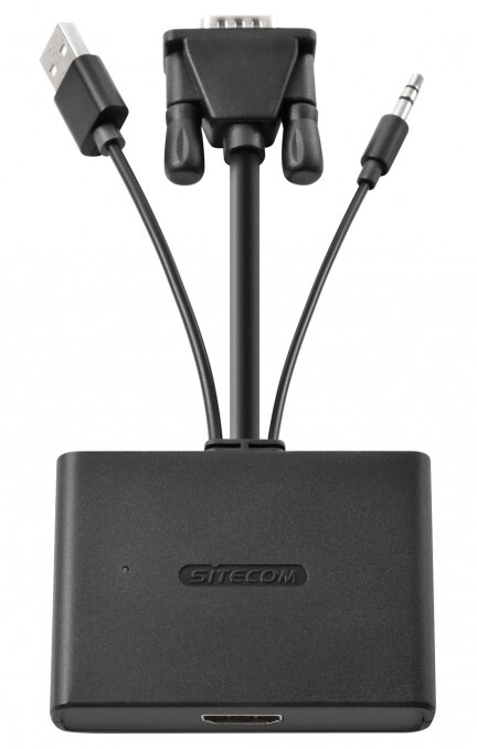 Adapter SITECOM VGA + Audio - HDMI