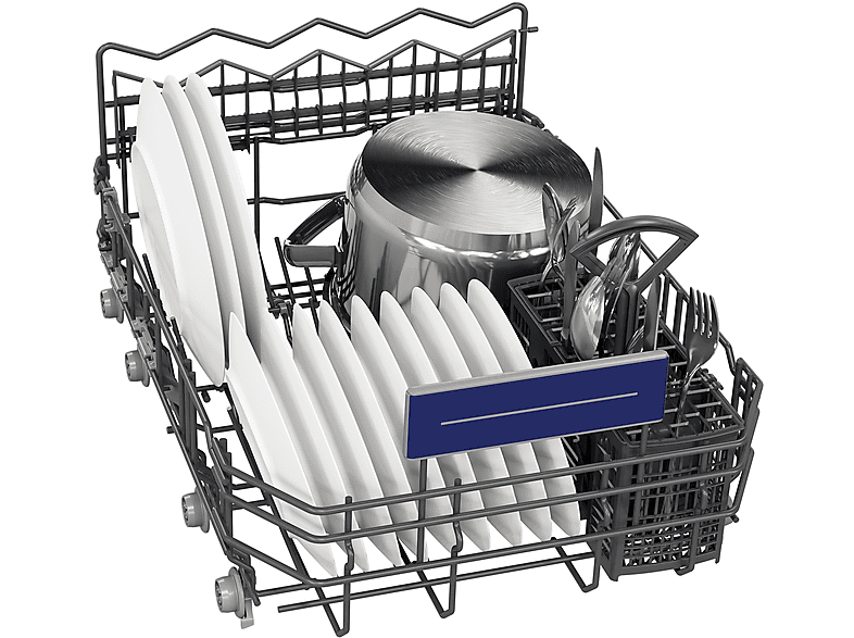 SIEMENS SR53ES24KE iQ300 Geschirrspüler (teilintegrierbar, 448 mm breit, 44 dB (A), C)