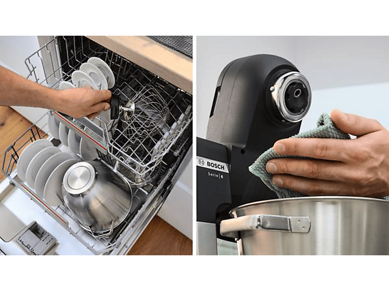 Thumbnail - BOSCH MUMS6ZS13D Küchenmaschine Jet black matt (Rührschüsselkapazität: 5,5 l, 1600 Watt)