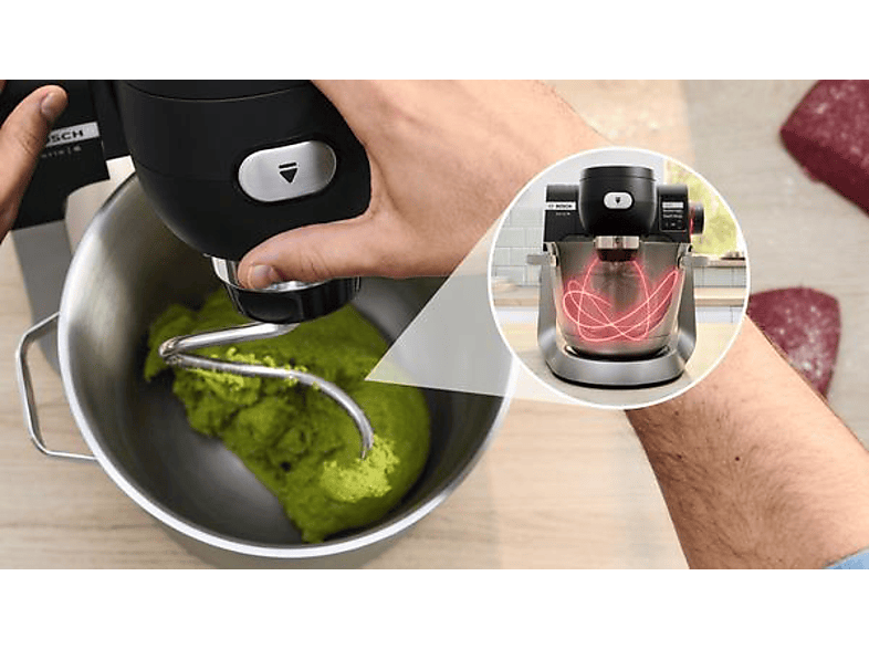 Thumbnail - BOSCH MUMS6ZS13D Küchenmaschine Jet black matt (Rührschüsselkapazität: 5,5 l, 1600 Watt)