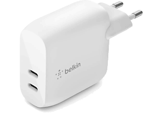 BELKIN Dual Usb-C 45W Şarj Cihazı Beyaz_2