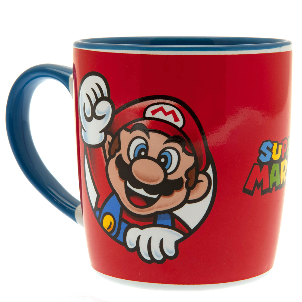 Pack Merchandising - Sherwood Super Mario Caja Regalo Let's Go, Taza + Posavasos