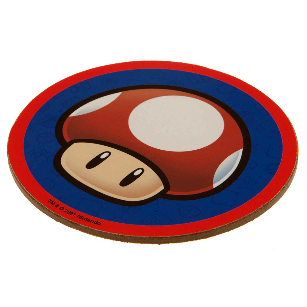 Pack Merchandising - Sherwood Super Mario Caja Regalo Let's Go, Taza + Posavasos
