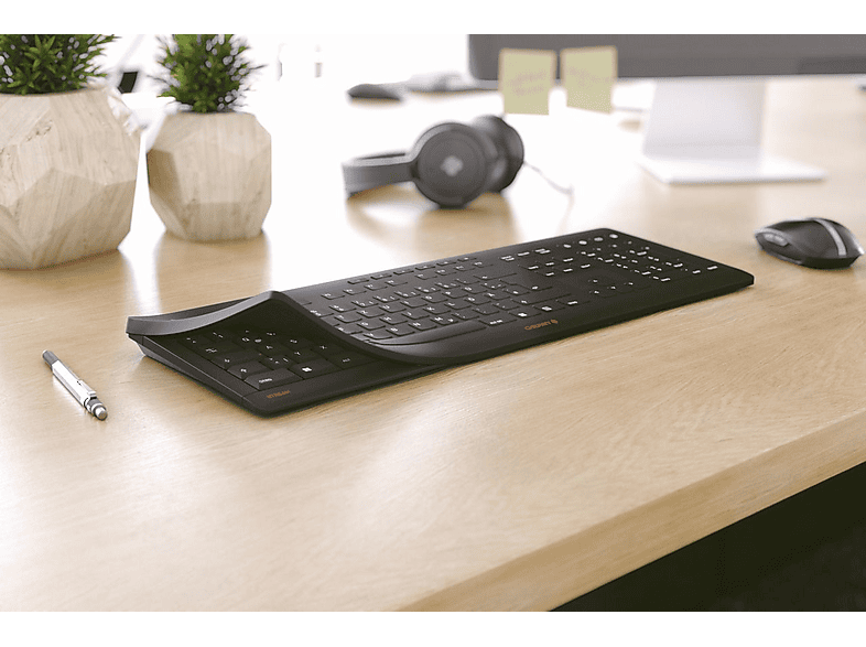 CHERRY Stream Protect Tastatur mit Schutzmembran, USB-A, qwertz, Schwarz — Foto 5 von 5