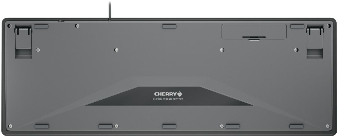 Ein Tablet mit hellgoldener Rückseite und einem Bildschirm, der eine Website mit grünem Design zeigt.