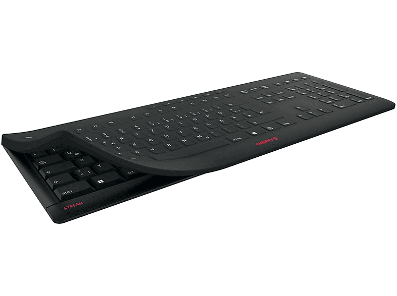 CHERRY Stream Protect Tastatur mit Schutzmembran, USB-A, qwertz, Schwarz — Foto 2 von 5