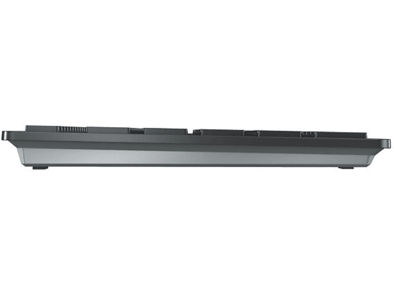 CHERRY KW 9100 slim Tastatur, Bluetooth, 2.4 GHz USB, qwertz, Schwarz/Silber — Foto 2 von 5