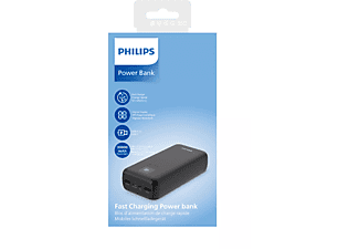 PHILIPS DLP1930CB/00 30.000mAh 2x USB-A & USB-C Bağlantısı Hızlı Şarj Taşınabilir Şarj Cihazı Siyah_1