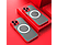 CASE AND PRO iPhone 15 Pro Max mágneses műanyag tok, piros-fekete (MATTMIPH15PM-RBK)