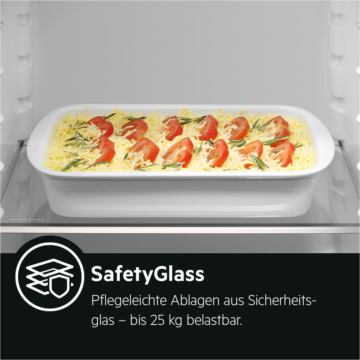 AEG SFB688F1AE Serie 5000 mit OptiSpace Kühlschrank (124 l, F, 881 mm hoch, Weiß)