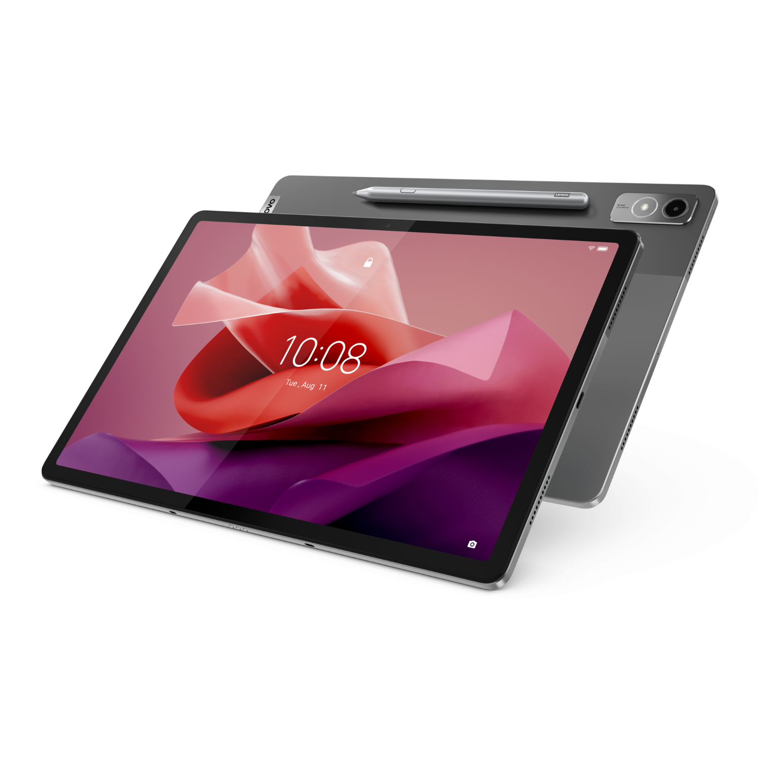 Vkooer Case For Lenovo Tab P12 (2023) Model TB370FU, 12.7 Inch Leather Folio Cover Lenovo Tab M11 Case With Auto Sleep/Wake Multi Angle Stand - Brown - View #4