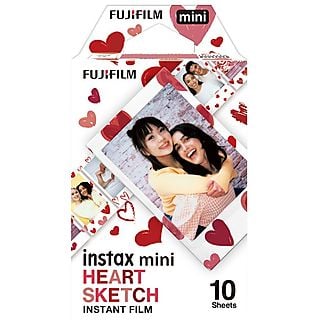 Wkład FUJIFILM Instax Mini Heart Sketch Film WW1 10szt