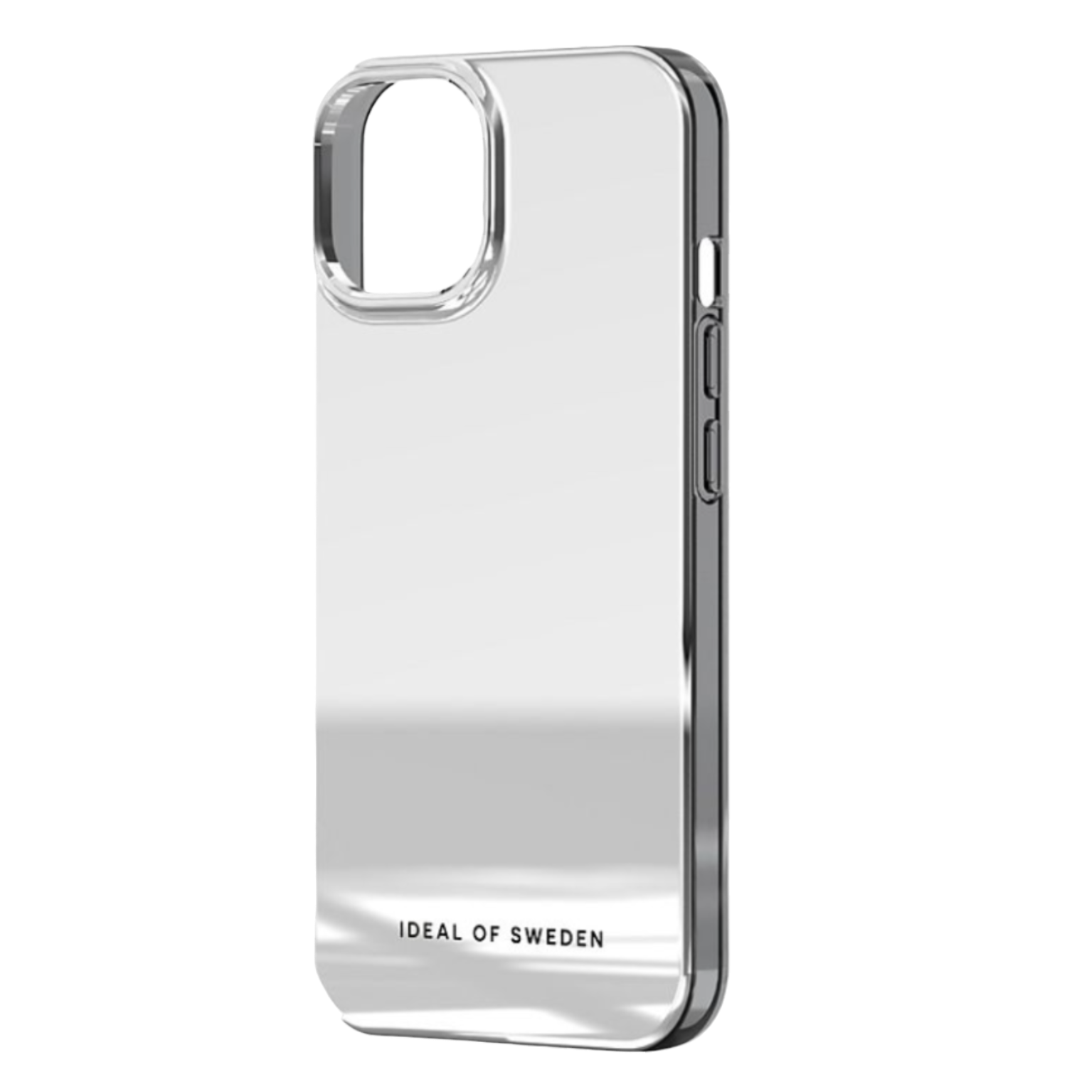 Coque de téléphone argentée. Ideal of Sweden est écrit en bas.