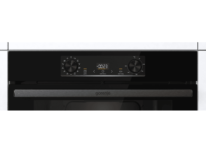 GORENJE BLACK INDUCTION SET 2 (BOS6737E06BG+GI6401BSC), Backofenset (Induktion, A, 77 l)