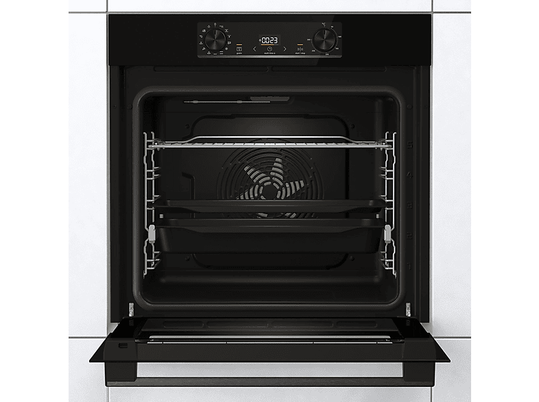 GORENJE BLACK INDUCTION SET 2 (BOS6737E06BG+GI6401BSC), Backofenset (Induktion, A, 77 l)