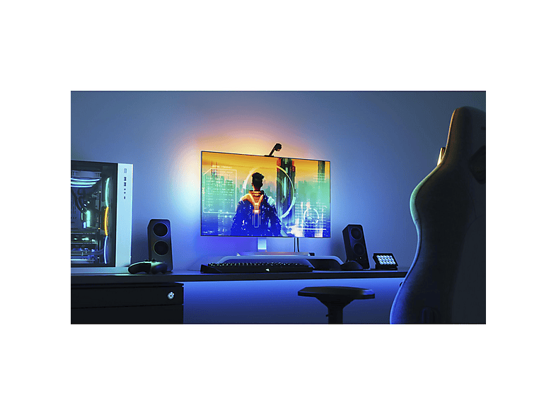 Nanoleaf 4D Screen Mirror + Light Strip Kit für 85"/216 cm; Bildschirmbeleuchtung — Foto 3 von 5