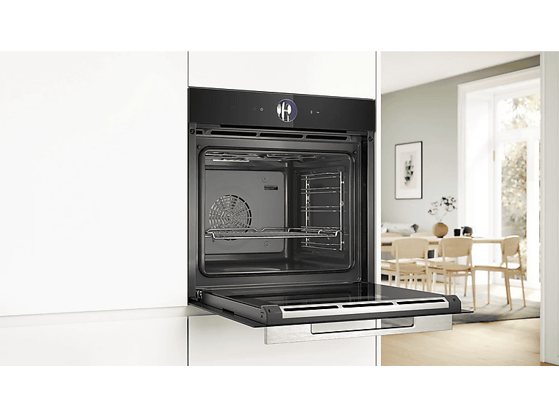 Bosch HSG7364B1 Backofen mit Sprachsteuerung (71 l, Schwarz, 594 mm breit, A+, mit Dampfgarfunktion) — Foto 3 von 5