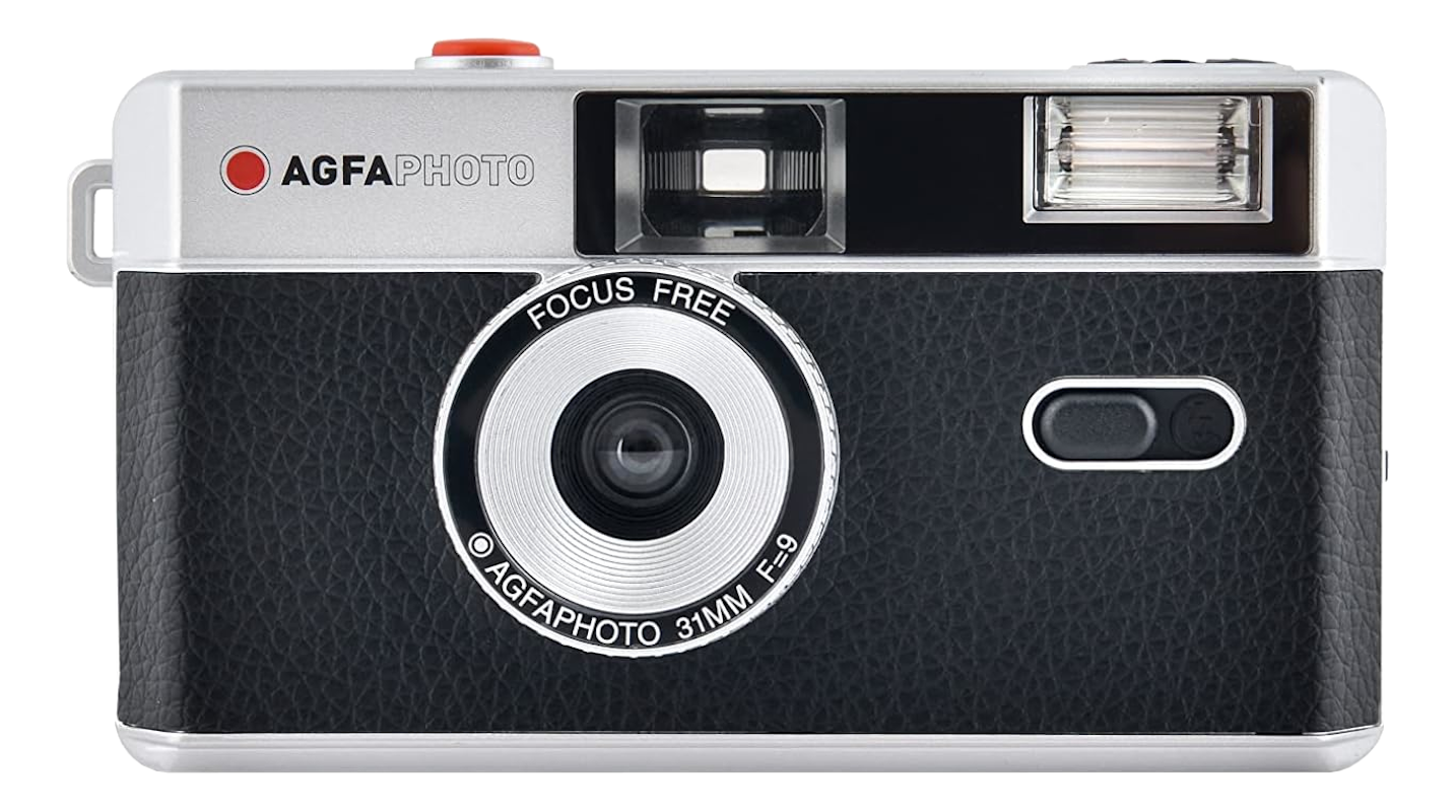 AGFA AgfaPhoto - Fotocamera analogica (Nero/Argento)