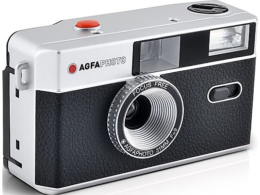 AGFA AgfaPhoto - Analogkamera (Schwarz/Silber)