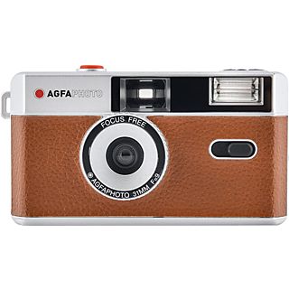 AGFA AgfaPhoto - Appareil photo analogique (Marron/argent/noir)