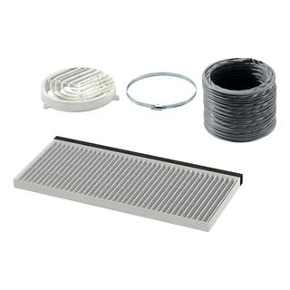 BOSCH DWZ1IT1I4 - Kit de recyclage d'air avec filtre anti-odeur Clean Air Standard (blanc/noir)