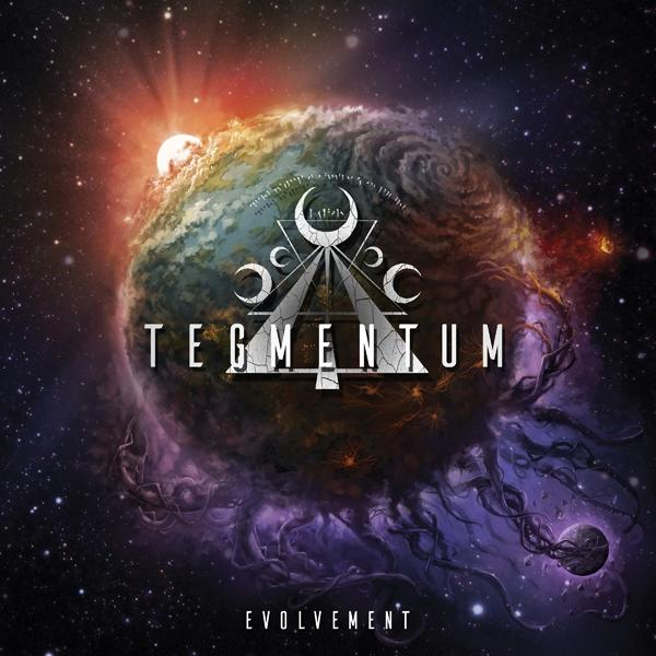 Albumcover mit Kunst eines Planeten, Sternen und Text.